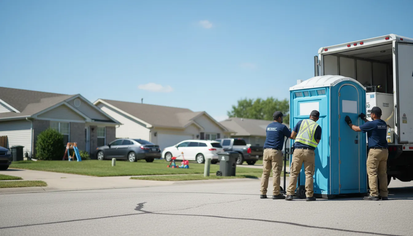 Standard Porta Potty Rentals in Wellington, IL near me